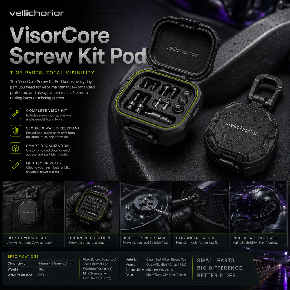Vellichorior™ VisorCore Screw Kit Pod