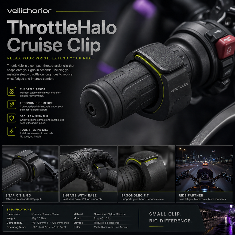 Vellichorior™ ThrottleHalo Cruise Clip